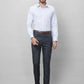 Raymond Men Grey Structure Slim Fit Cotton Shirts