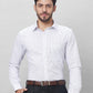 Raymond Men Red Structure Slim Fit Cotton Shirts