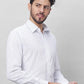 Raymond Men Red Structure Slim Fit Cotton Shirts