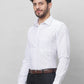 Raymond Men Red Structure Slim Fit Cotton Shirts