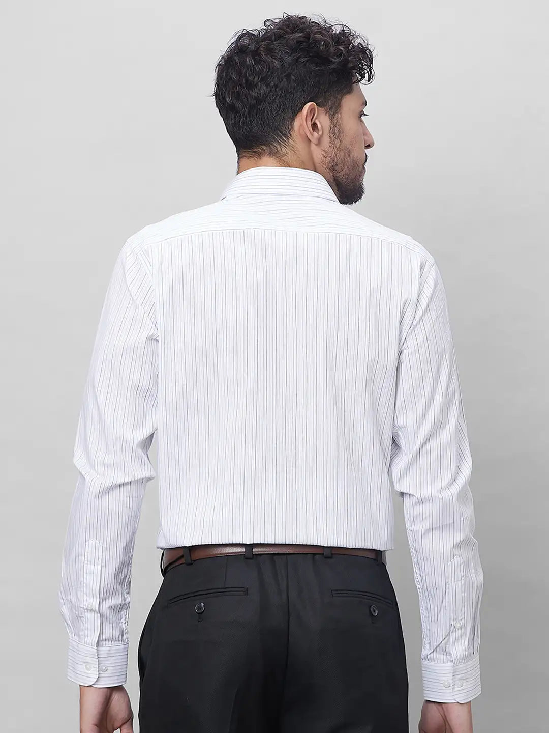 Raymond Men Red Structure Slim Fit Cotton Shirts