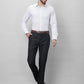 Raymond Men Red Structure Slim Fit Cotton Shirts