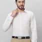Raymond Men Maroon Structure Slim Fit Cotton Shirts