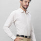 Raymond Men Maroon Structure Slim Fit Cotton Shirts