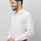 Raymond Men Maroon Structure Slim Fit Cotton Shirts