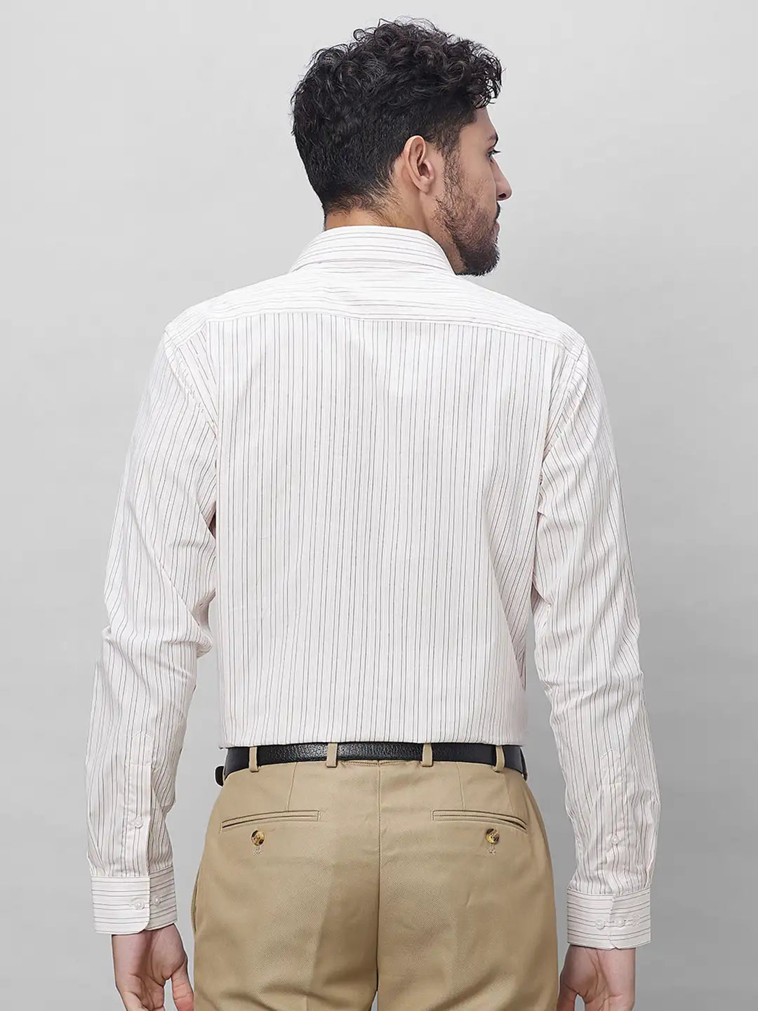 Raymond Men Maroon Structure Slim Fit Cotton Shirts