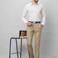 Raymond Men Maroon Structure Slim Fit Cotton Shirts