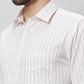 Raymond Men Maroon Structure Slim Fit Cotton Shirts