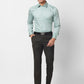 Raymond Men Grey Structure Regular Fit Cotton Shirt