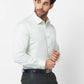 Raymond Men Red Structure Slim Fit Cotton Shirt