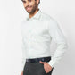 Raymond Men Red Structure Slim Fit Cotton Shirt