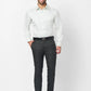 Raymond Men Red Structure Slim Fit Cotton Shirt