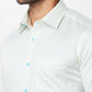 Raymond Men Red Structure Slim Fit Cotton Shirt