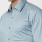 Raymond Men Blue Structure Slim Fit Cotton Shirt