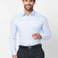 Raymond Men Blue Structure Slim Fit Cotton Shirt