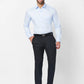 Raymond Men Blue Structure Slim Fit Cotton Shirt
