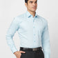 Raymond Men Grey Structure Slim Fit Cotton Shirt