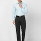 Raymond Men Grey Structure Slim Fit Cotton Shirt
