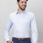 Raymond Men Violet Structure Slim Fit Cotton Shirts