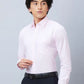 Raymond Men Brown Structure Slim Fit Cotton Shirt