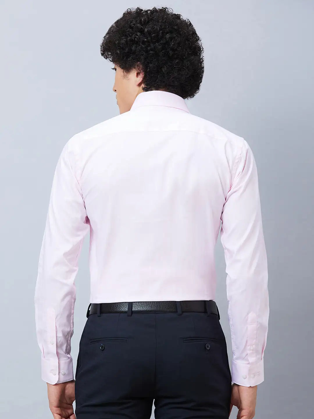 Raymond Men Brown Structure Slim Fit Cotton Shirt