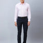 Raymond Men Brown Structure Slim Fit Cotton Shirt