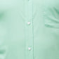 Raymond Men Blue Contemporary Fit Cotton Shirt