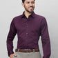Raymond Men White Structure Slim Fit Cotton Shirts
