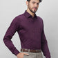 Raymond Men White Structure Slim Fit Cotton Shirts