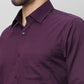 Raymond Men White Structure Slim Fit Cotton Shirts