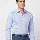 Raymond Men Blue Structure Slim Fit Cotton Shirt