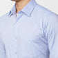 Raymond Men Blue Structure Slim Fit Cotton Shirt