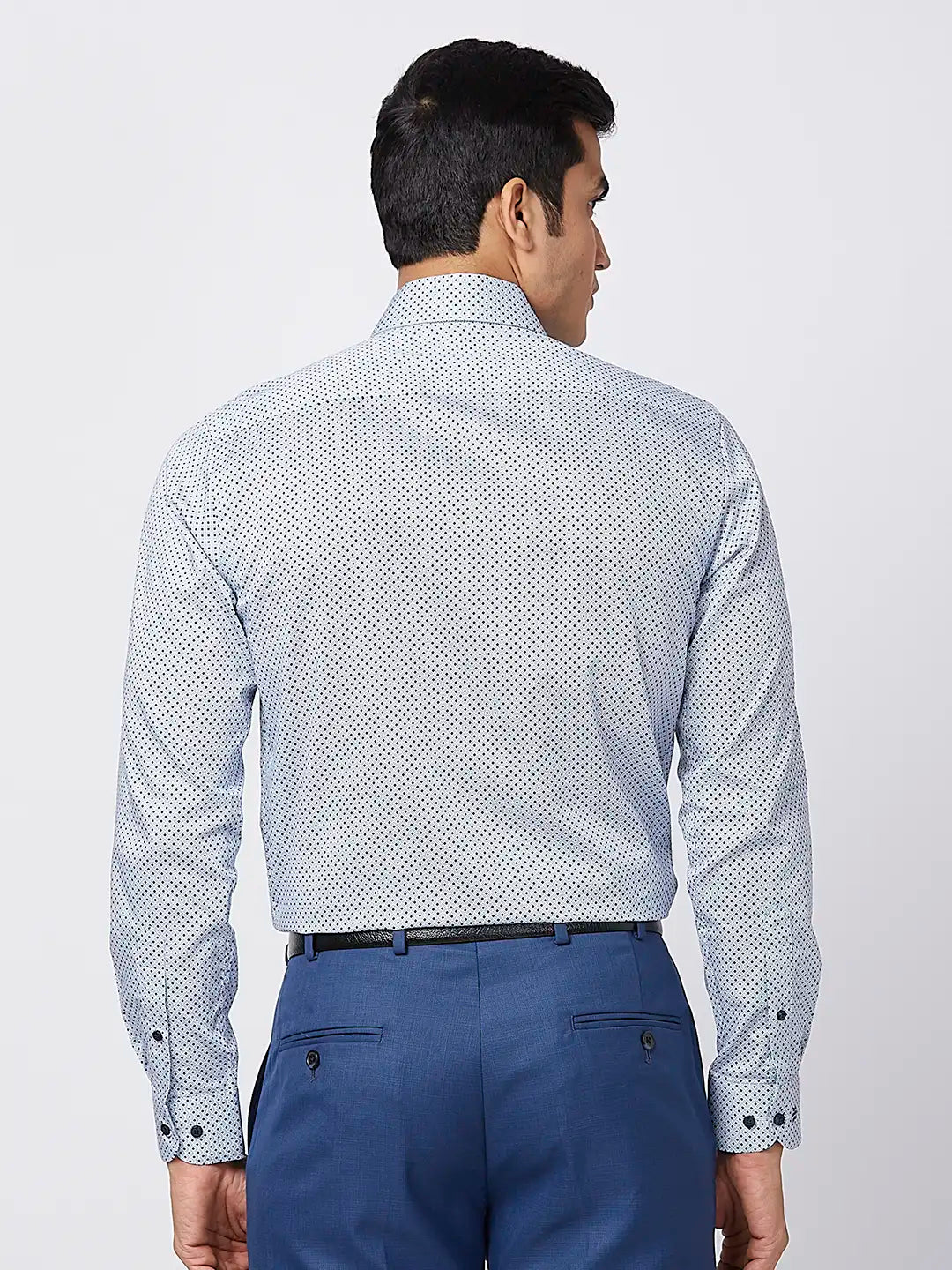 Raymond Men Yellow Structure Slim Fit Cotton Shirt