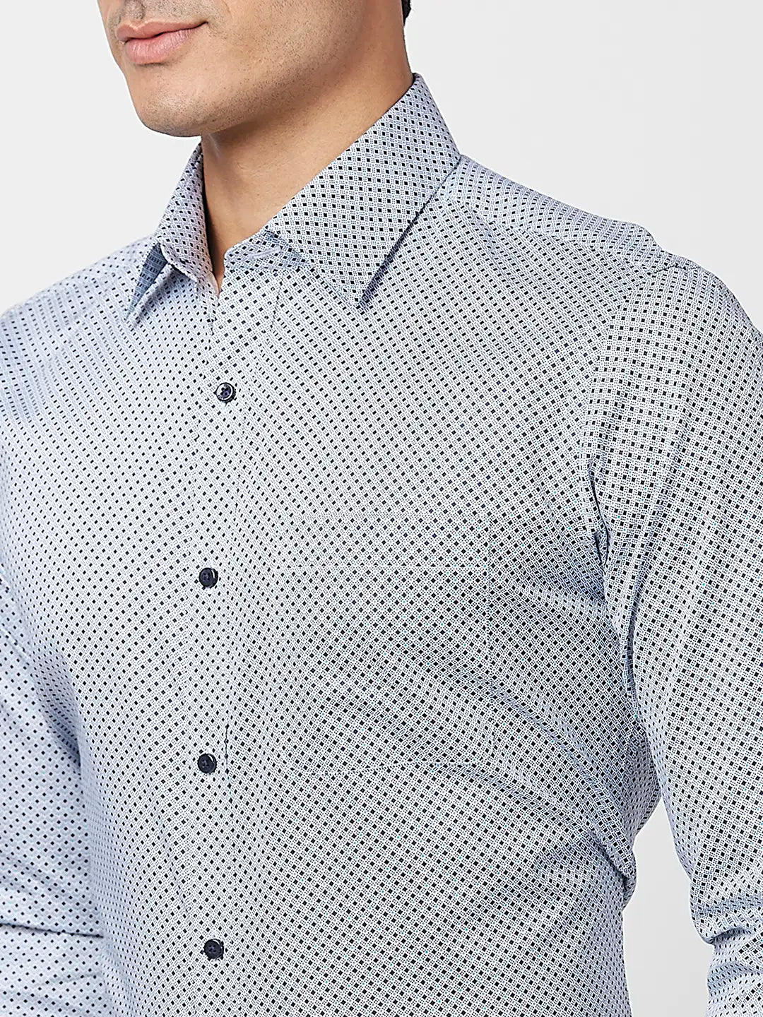 Raymond Men Yellow Structure Slim Fit Cotton Shirt