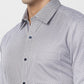 Raymond Men Fawn Structure Regular Fit Cotton Shirt
