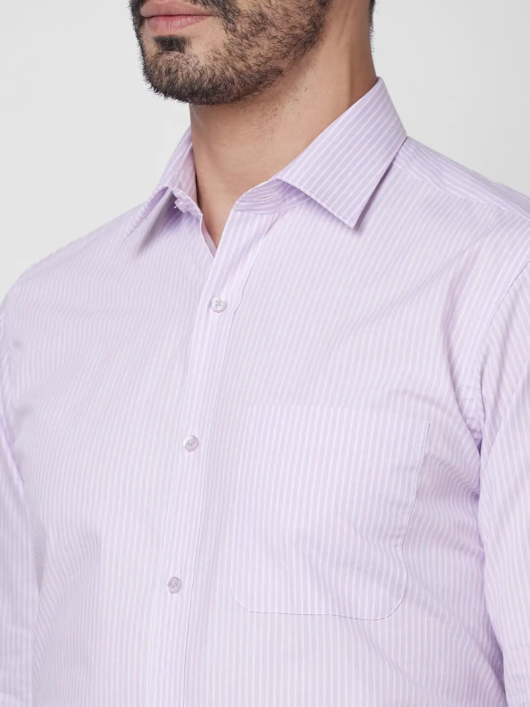 Raymond Men Brown Solid Contemporary Fit Cotton Shirt