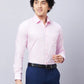 Raymond Men Blue Structure Regular Fit Cotton Shirt