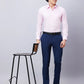 Raymond Men Blue Structure Regular Fit Cotton Shirt