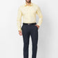 Raymond Men Blue Structure Regular Fit Cotton Shirt