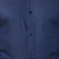 Raymond Men Blue Structure Slim Fit Cotton Shirt