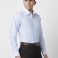 Raymond Men Grey Stripe Regular Fit Cotton Shirt