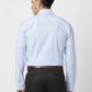 Raymond Men Grey Stripe Regular Fit Cotton Shirt