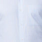 Raymond Men Grey Stripe Regular Fit Cotton Shirt