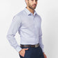 Raymond Men Blue Print Slim Fit Cotton Shirt