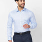 Raymond Men Blue Print Slim Fit Cotton Shirt