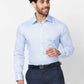 Raymond Men Blue Print Slim Fit Cotton Shirt