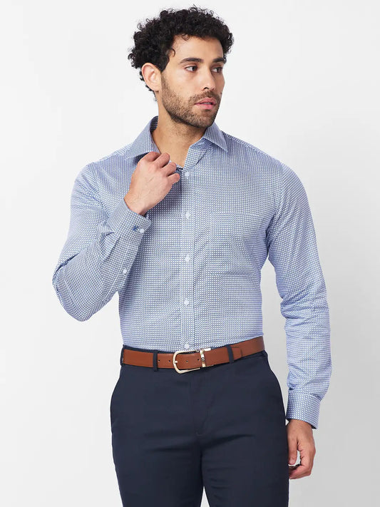 Raymond Men Yellow Checks Regular Fit Cotton Shirt