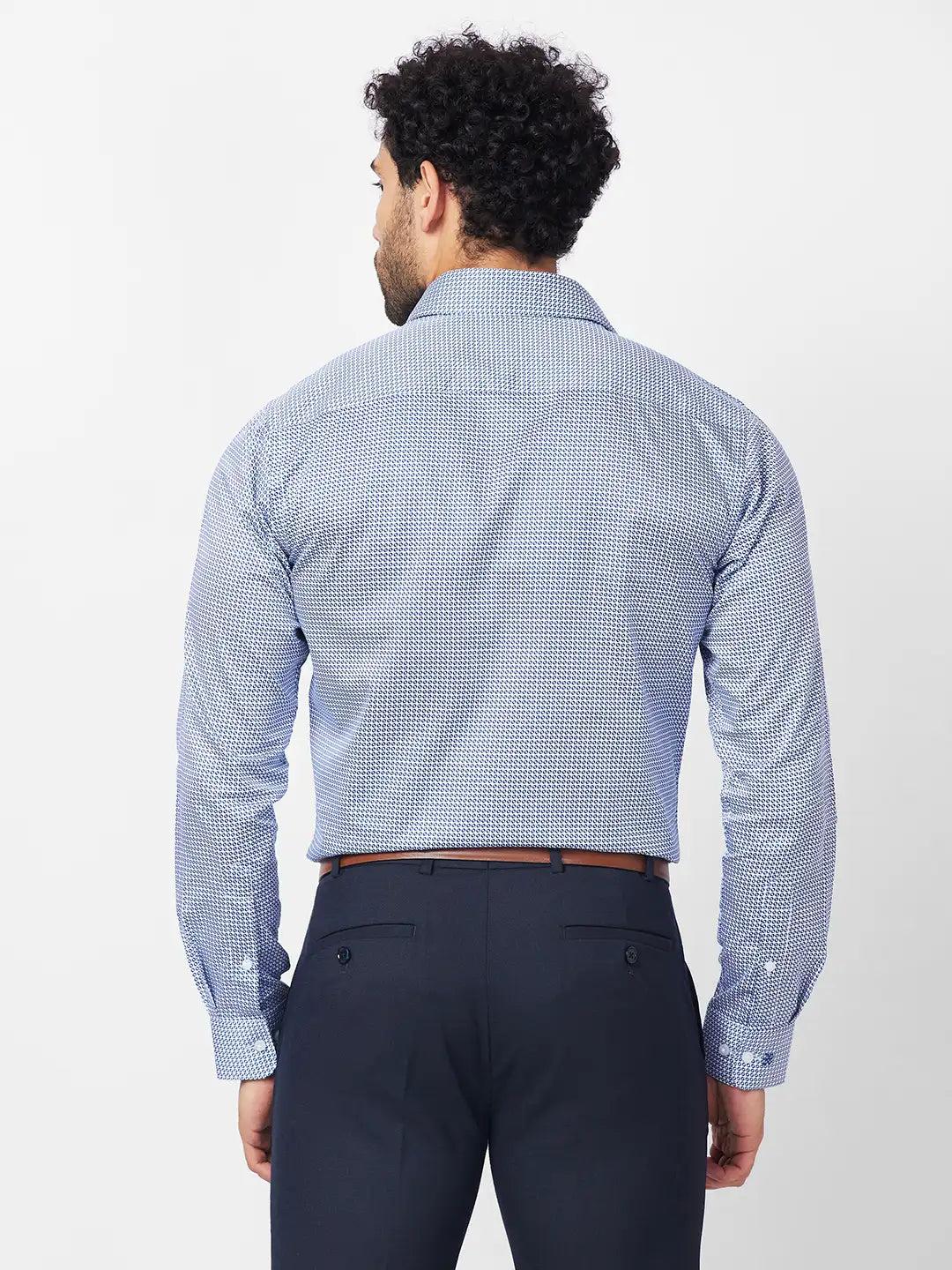 Raymond Men Yellow Checks Regular Fit Cotton Shirt