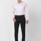 Raymond Men Blue Solid Regular Fit Cotton Shirt