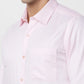 Raymond Men Blue Solid Regular Fit Cotton Shirt